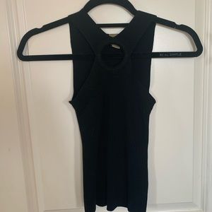 Black Tanktop With Ring Detail
